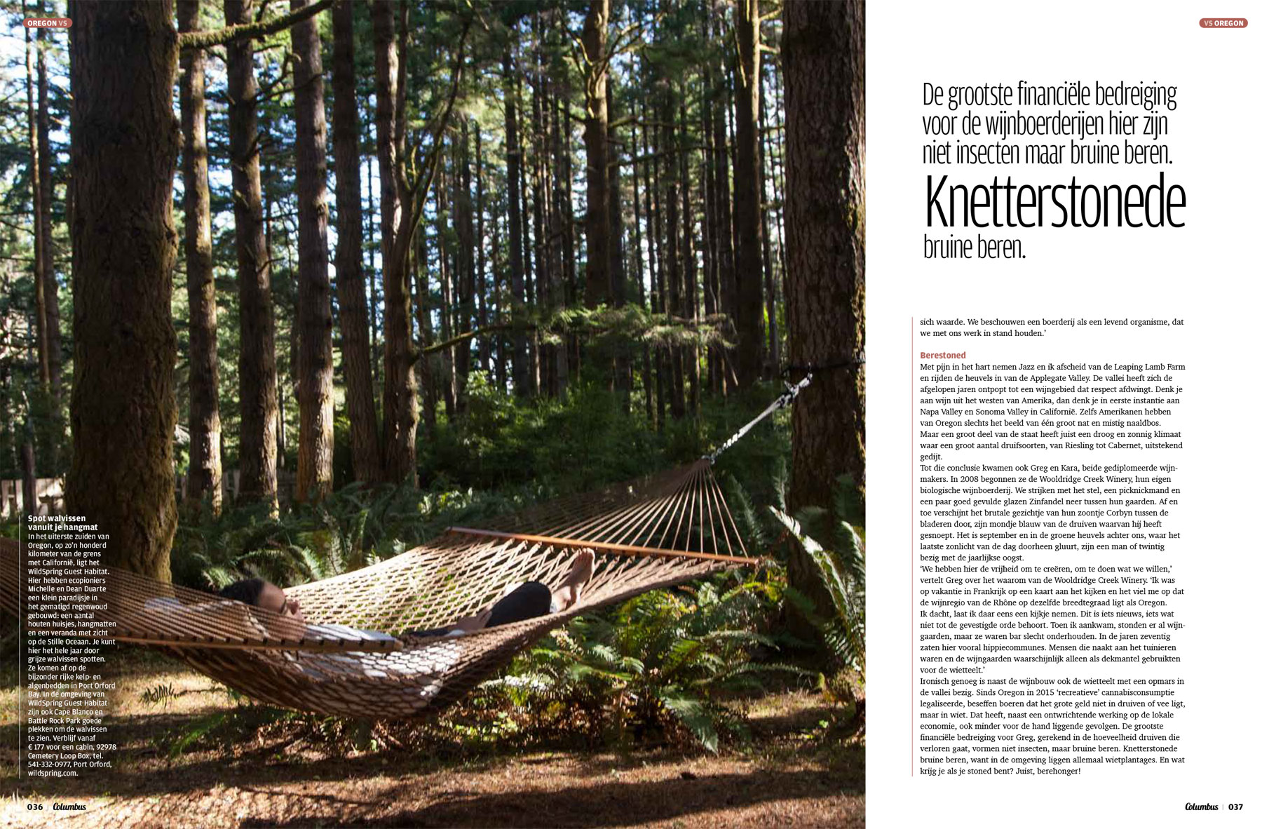 Travel Oregon w/Columbus Travel Magazine 